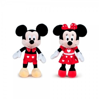 Peluche Mickey & Minnie Disney 45cm surtido