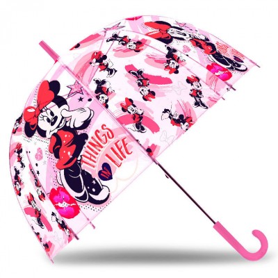 Paraguas burbuja automatico Minnie Disney 45cm