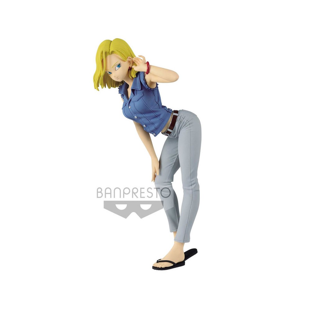 Figura Android 18 Glitter & Glamours Dragon Ball Z A