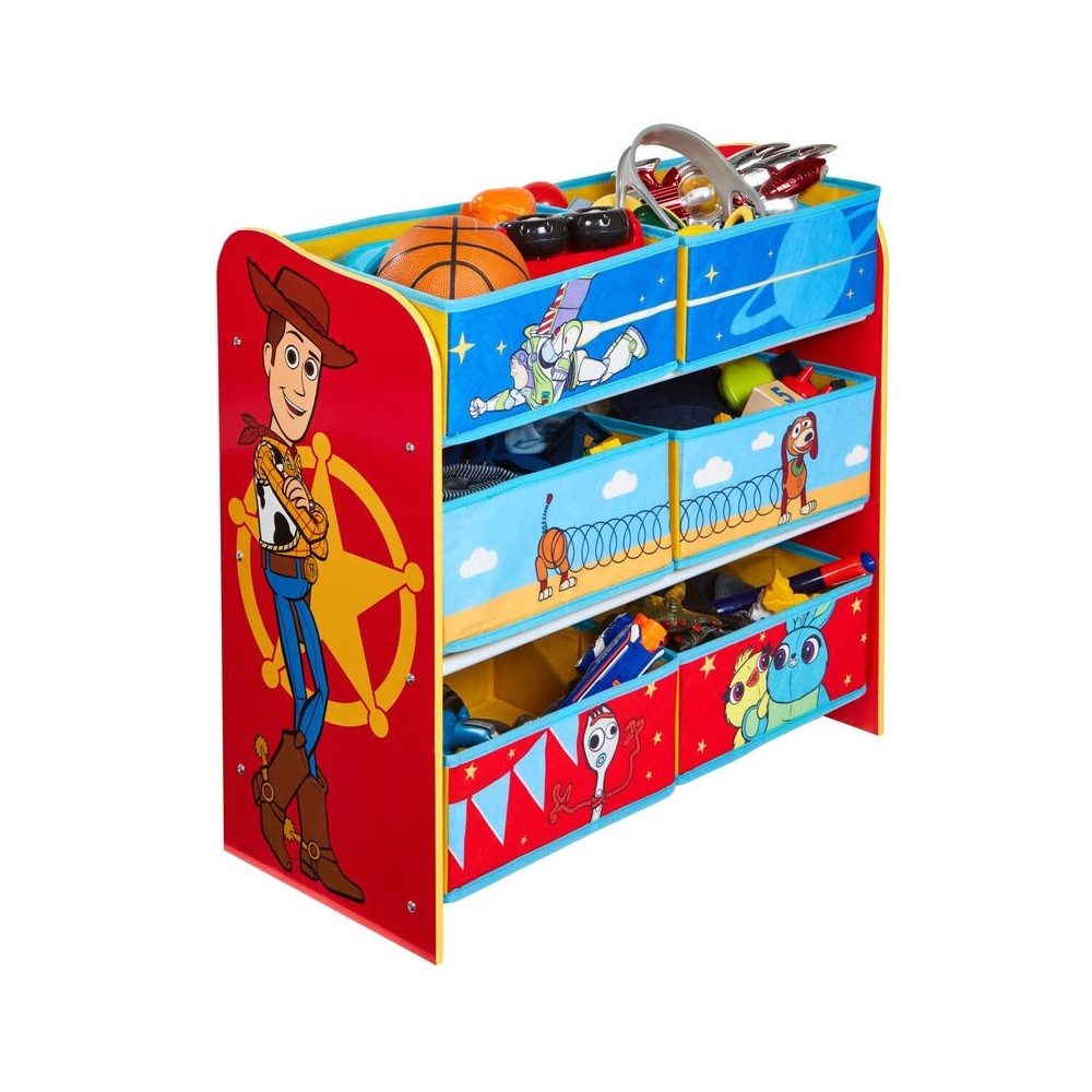 Mueble almacenamiento + 6 cubos Toy Story 4 Disney