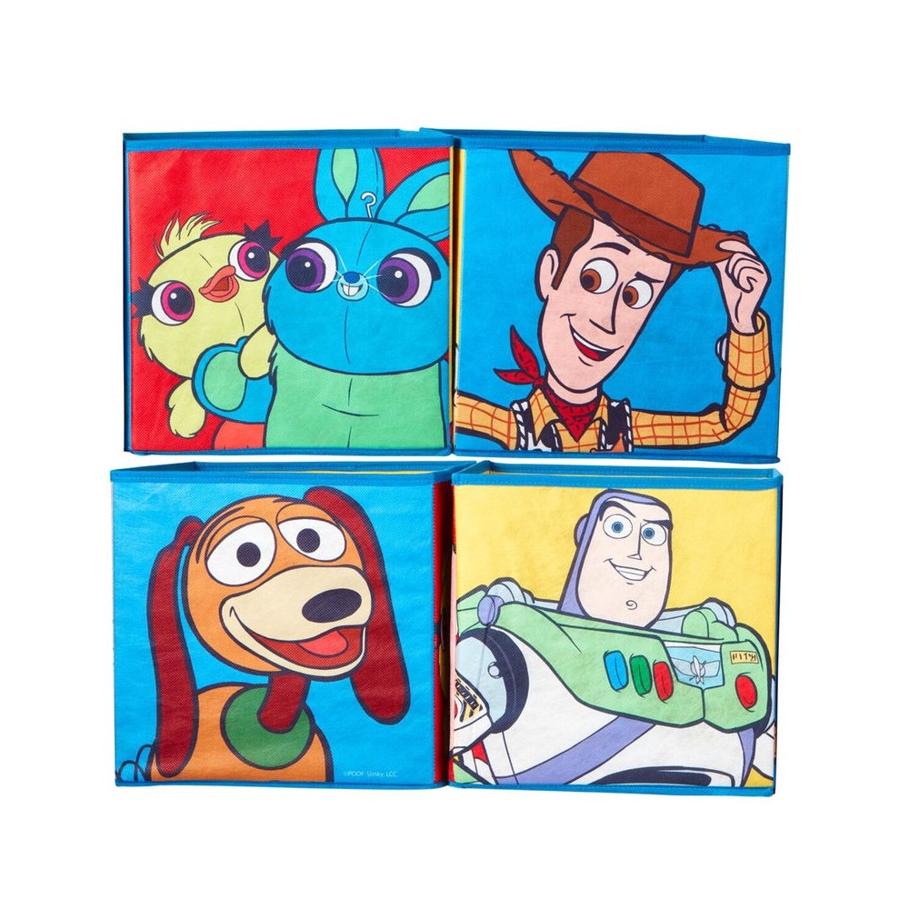 Set 4 cubos jugueteros Toy Story 4 Disney