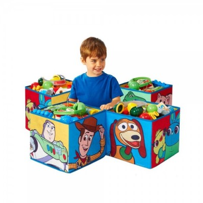 Set 4 cubos jugueteros Toy Story 4 Disney