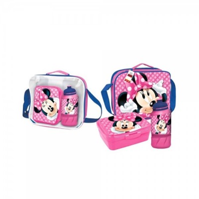 Bolsa portameriendas Minnie Disney con accesorios