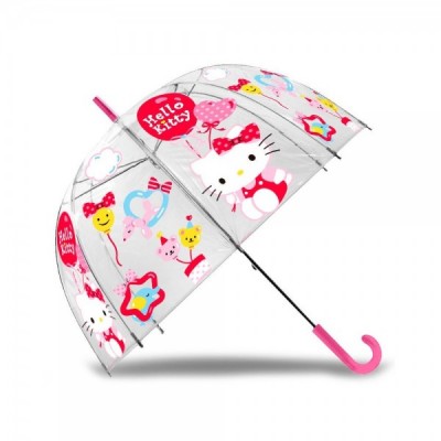 Paraguas burbuja manual Hello Kitty 47cm