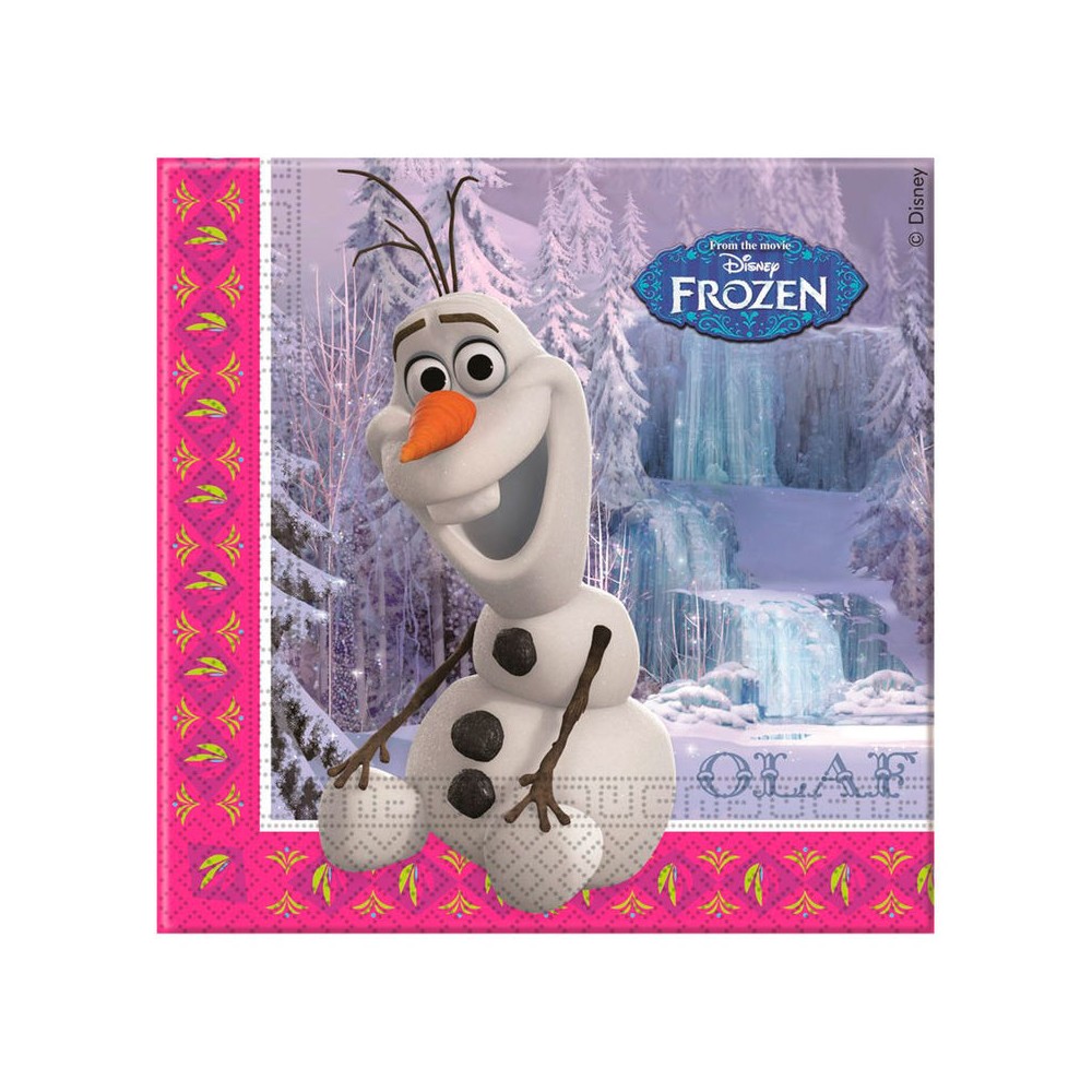 Set 20 servilletas papel Frozen Disney
