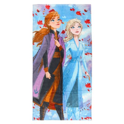 Toalla Anna y Elsa Frozen 2 Disney algodon