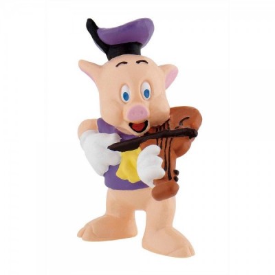 Figura Cerdito violin Los 3 cerditos Disney