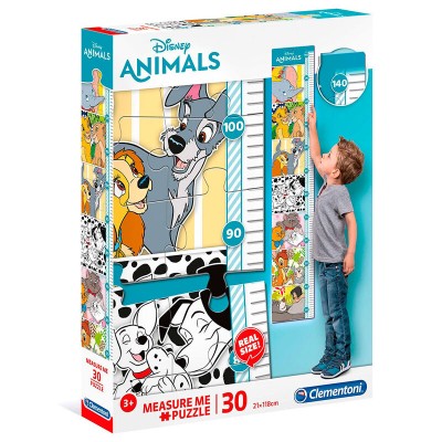 Puzzle Measure Me Animals Disney 30pzs