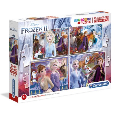 Puzzle Frozen 2 Disney 20+60+100+180pz