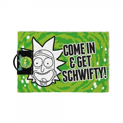 Felpudo Rick & Morty Come in and get schwifty