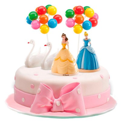 Kit decoracion tartas Princesas Disney