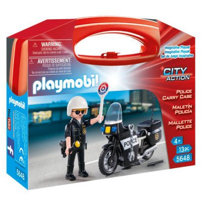 Maletin Policia Playmobil City Action