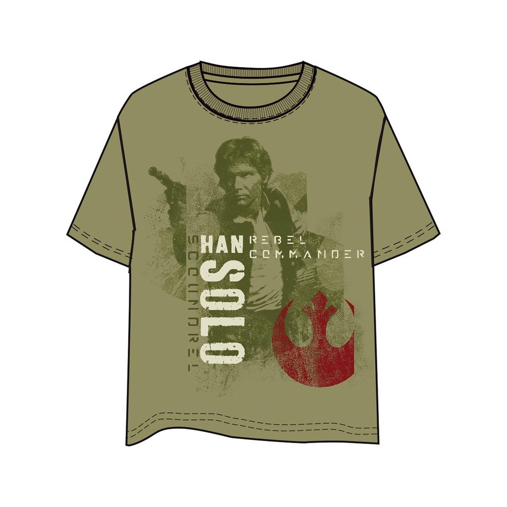 Camiseta Star Wars Han Solo adulto verde