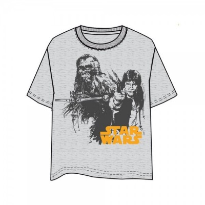 Camiseta Star Wars Han Solo & Chewbacca adulto