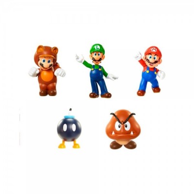 Figura Super Mario Bros Nintendo 6cm surtido