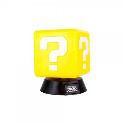 Lampara 3D Question Block Super Mario Bros Nintendo