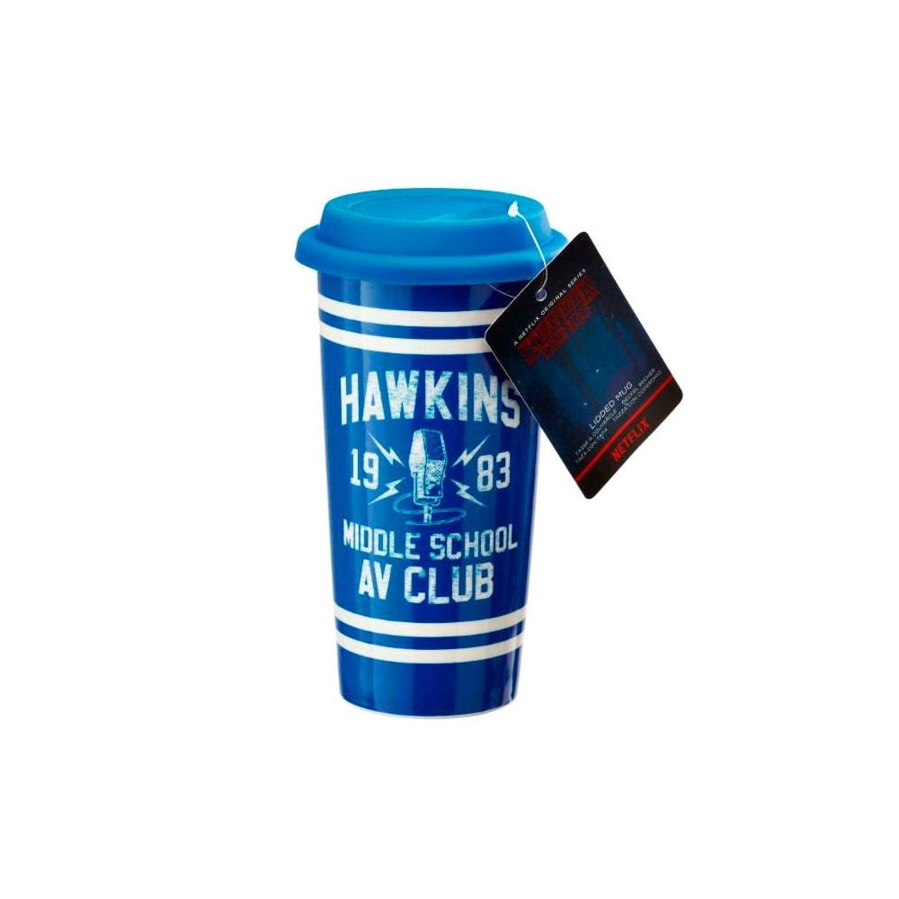 Taza viaje Hawkins AV Club Stranger Things