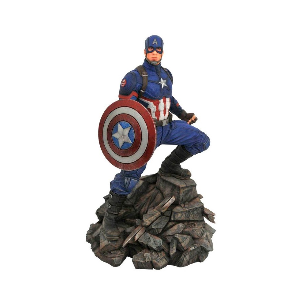 Estatua resina Capitan America Vengadores Endgame Marvel Movie Premier Collection 30cm