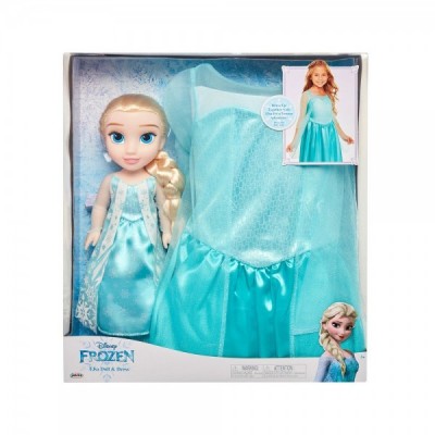 Muñeca Elsa+ disfraz Frozen Disney