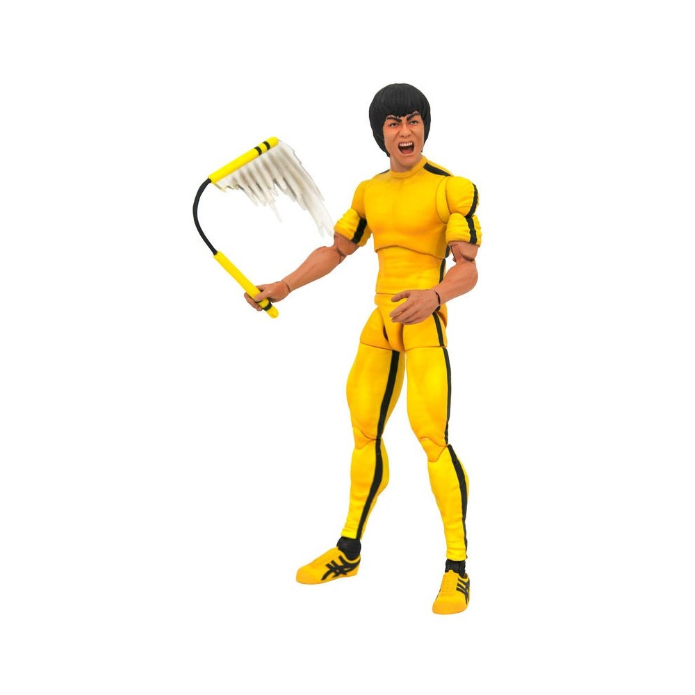Figura articulada Yellow Jumpsuit Bruce Lee Select 18cm