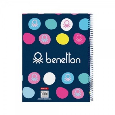 Cuaderno A4 Benetton Marino