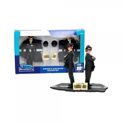 Pack 2 figuras Jake and Elwood Blues Brothers 18cm