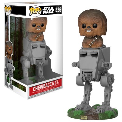 Figura POP Star Wars AT-ST with Chewbacca