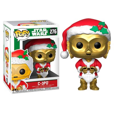 Figura POP Star Wars Holiday C-3PO as Santa