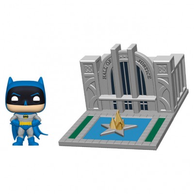 Figura POP DC Comics Batman 80th Hall of Justice with Batman