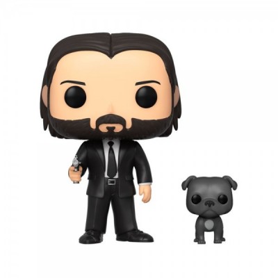 Figura POP John Wick John in Black Suit with Dog