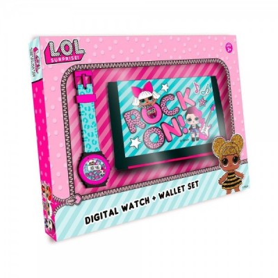 Set regalo LOL Surprise reloj + billetera