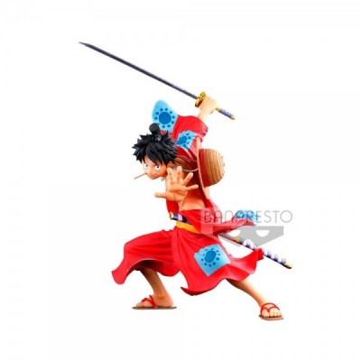 Figura Monkey D. Luffy BWFC 3 Super Master Stars One Piece A 19cm
