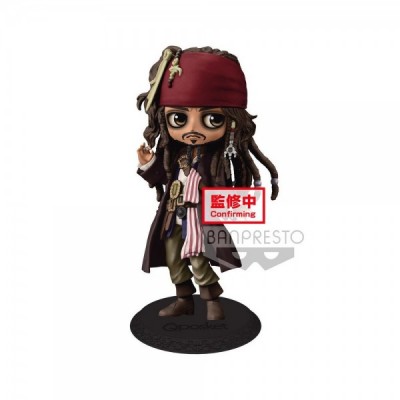 Figura Jack Sparrow Piratas del Caribe Disney Q Posket A 14cm