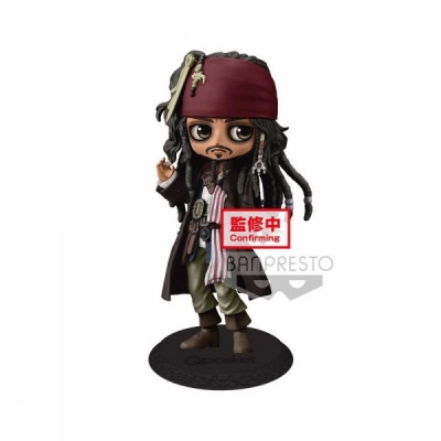 Figura Jack Sparrow Piratas del Caribe Disney Q Posket B 14cm