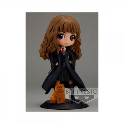 Figura Hermione Granger with Crookshanks Harry Potter Q Posket 14cm