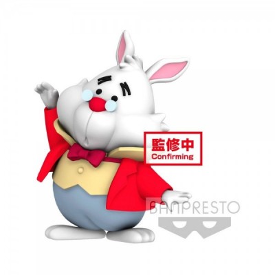 Figura White Rabbit Alice in Wonderland Disney Character Cutte Fluffy Puffy 4cm