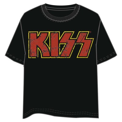 Camiseta Logo Kiss adulto