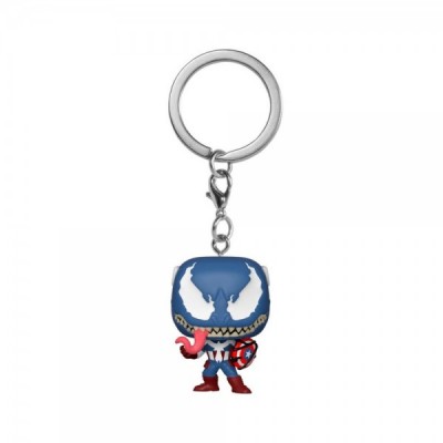 Llavero Pocket POP Marvel Venom Captain America