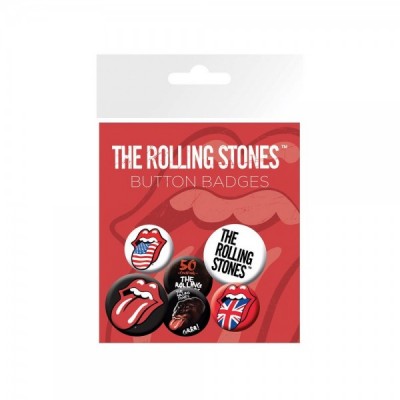 Set chapas Lips The Rolling Stones