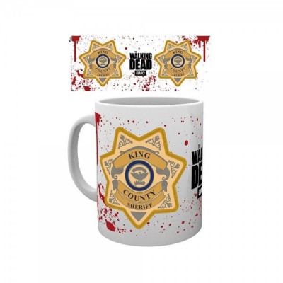 Taza The Walking Dead Sheriff Badge
