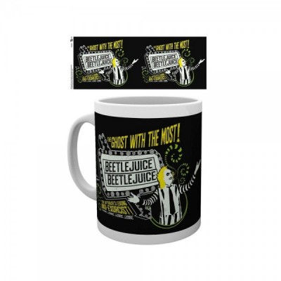 Taza Beetlejuice Ghost With The Most