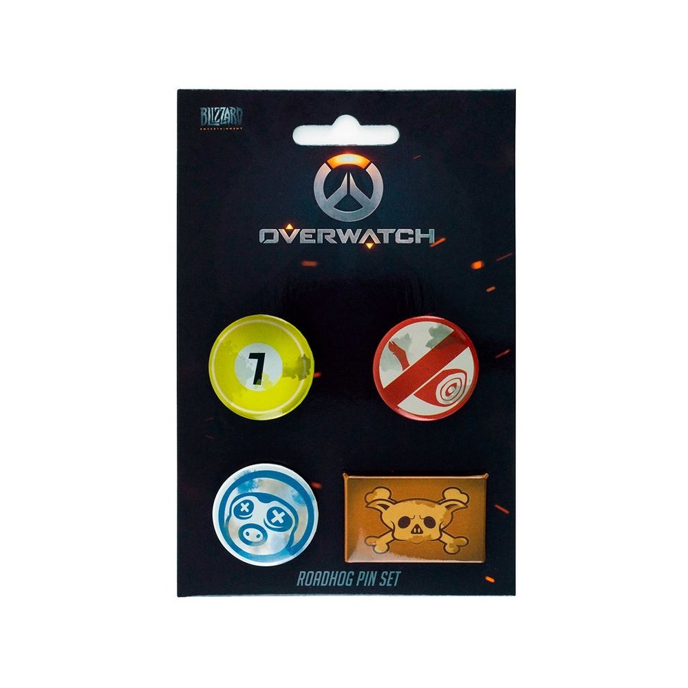 Set 4 pin Roadhog Overwatch