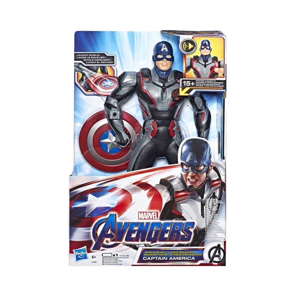Figura electronica Capitan America Vengadores Marvel 33cm