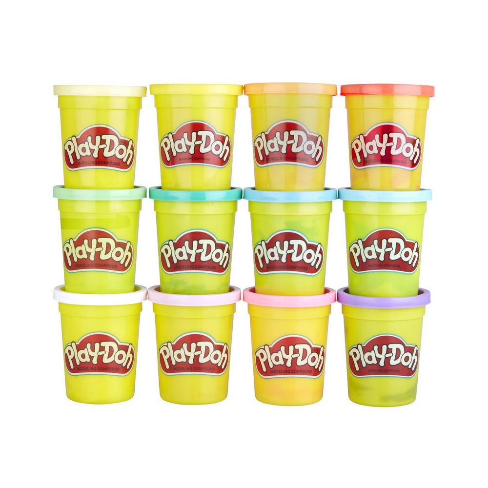Pack 12 botes colores calidos Play-Doh