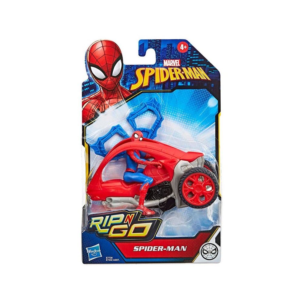 Figura Spiderman con vehiculo Spiderman Marvel
