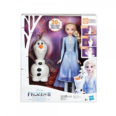 Set muñeca Elsa y Olaf Frozen 2 Disney interactivos
