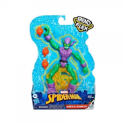 Figura Bend and Flex Green Goblin Spiderman Marvel 15cm
