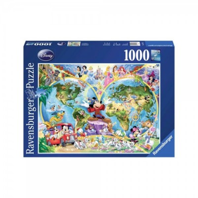 Puzzle Mapamundi Disney 1000pz