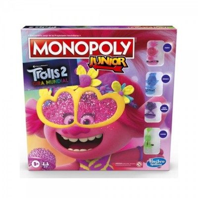 Juego Monopoly Junior Trolls World Tour