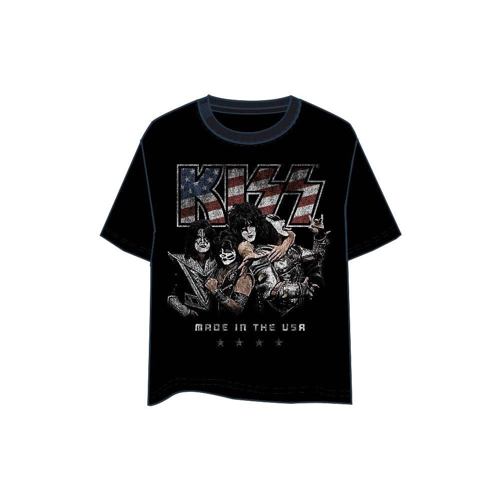 Camiseta USA Kiss adulto